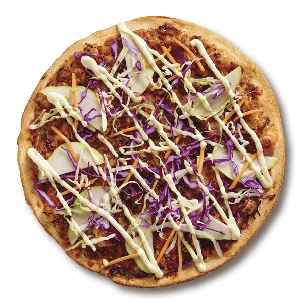 Pulled Pork and Slaw Signature Pizzas